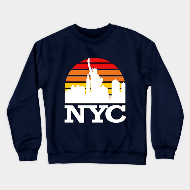 NYC New York City Crewneck Sweatshirt by outrigger